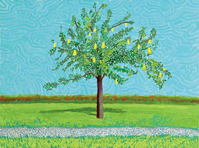 La galerie Lelong expose les derniers tableaux de David Hockney