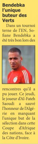 EN-Côte-d'Ivoire 1-3 (EN éliminé) (Bendebka ex MCA)