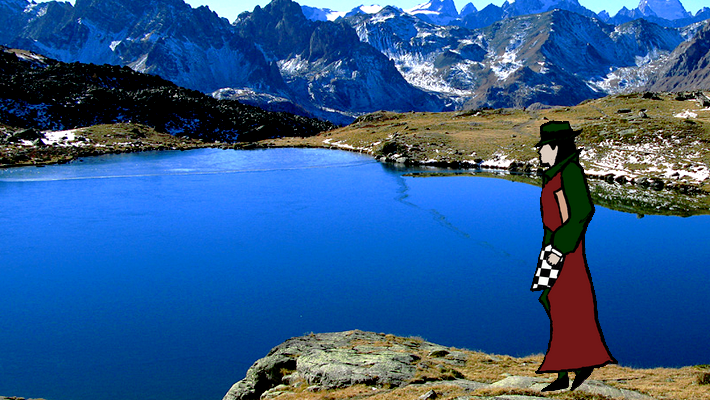 Le Menestre MJ au bord du lac