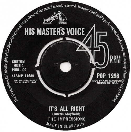 1963 : Single SP ABC Paramount Records 10487 [ US ]