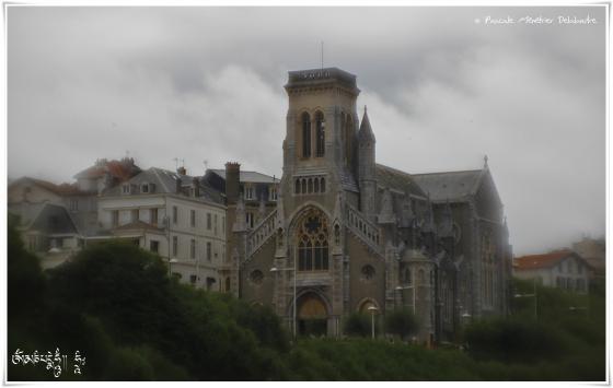 Ciel couvert sur Biarritz 