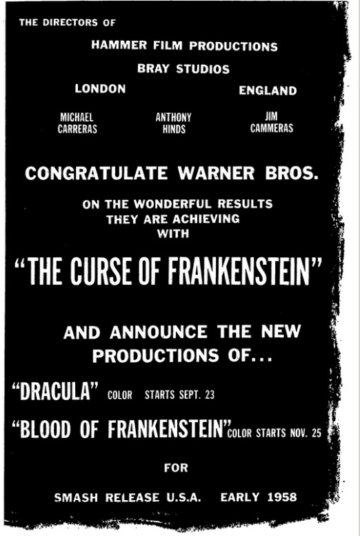 BOX OFFICE USA DU 7 AOUT 1957 AU 13 AOUT 1957