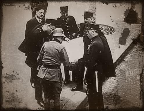 allemands à paris en 1940