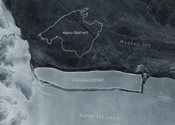 Le plus gros iceberg du monde se détache de l'Antarctique