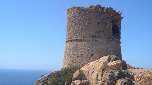 Roccapina : sa tour génoise et son lion (Corse)