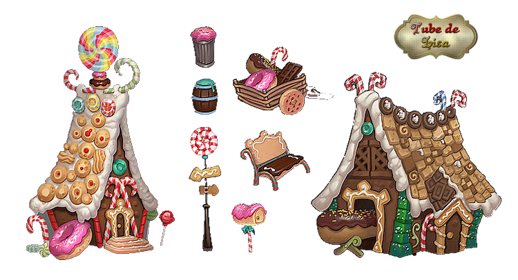 Maison bonbon spécial fêtes