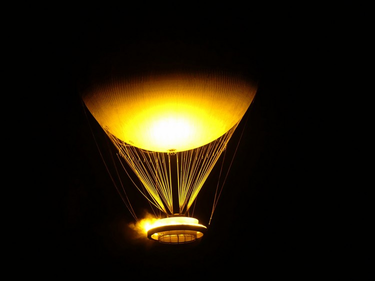 Montgolfière-vasque