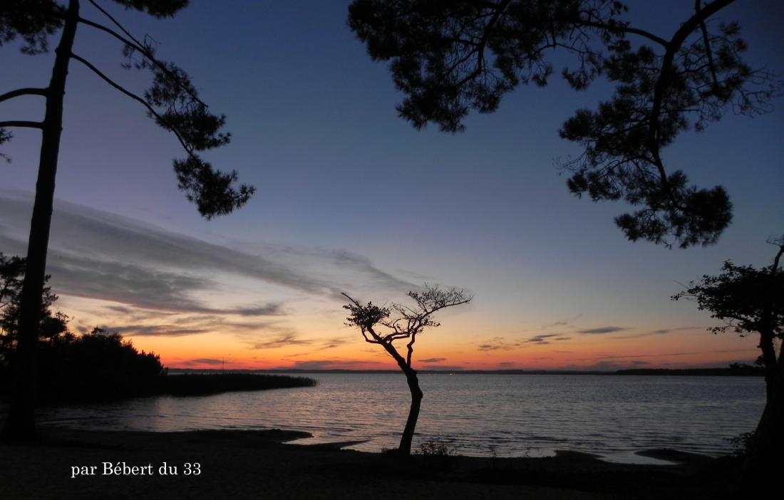 coucher de soleil !