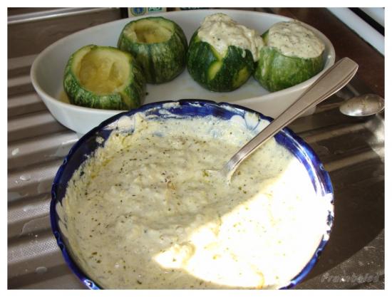 Courgettes farcies à la ricotta 