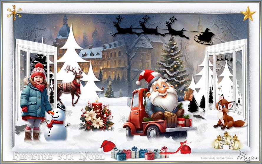 Fenêtre sur noël