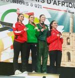 OUDIRA Septembre 2024  Chaima Championne d'Afrique U21 à Tunis