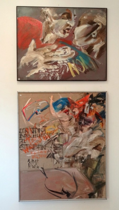 Karin Neumann a exposé au Musée de Noyers sur Serein...