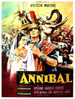 ANNIBAL BOX OFFICE FRANCE 1960 AFFICHE DE JEAN MASCII