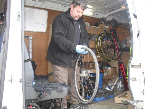 La randonnée  cyclotouriste Londres-Cannes 2013, s'est arrêtée à Vanvey