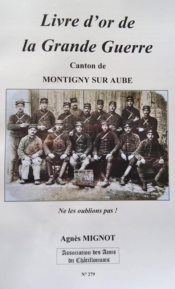 Le 300ème cahier du Châtillonnais sur  la Grande Guerre à châtillon sur Seine  est paru.