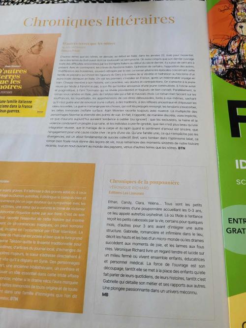 Les Chroniques de la pouponnière. Le magazine l'Art-Vues
