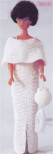 Tuto Barbie crochet :Chinoiserie / Deauville