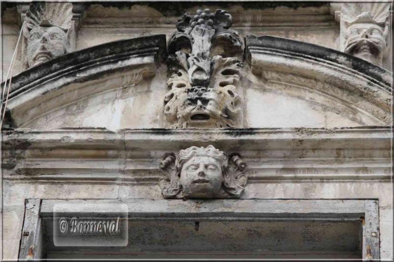 La Rochelle rue du Minage détail maison Renaissance