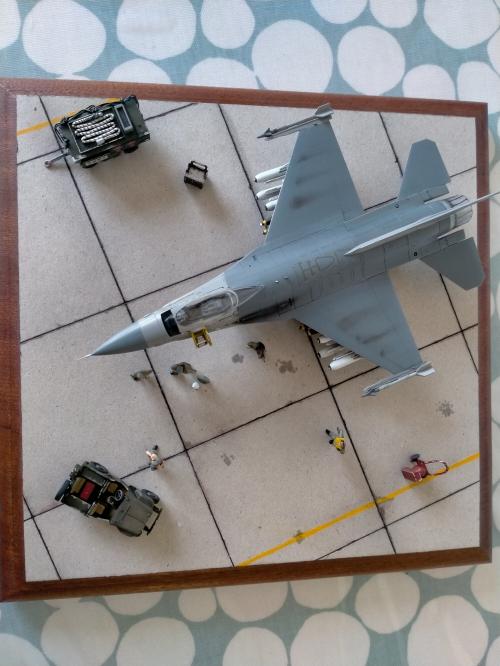 Un F16 de l'Escadrille fantôme