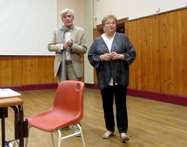 Michel Huvet a évoqué son ami Henri Vincenot, "passeur d'art", pour les Amis d' Aignay et des alentours...