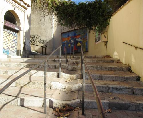 La montée des Accoules à Marseille