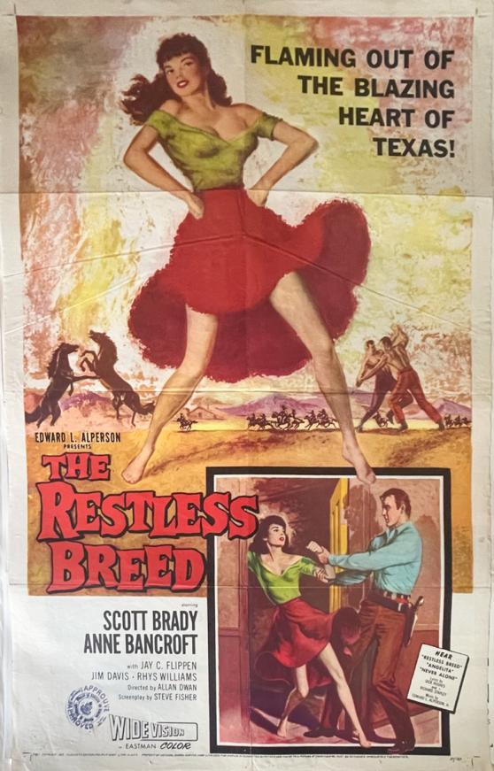 THE RESTLESS BREED BOX OFFICE USA 1957