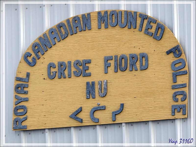Accueil à Grise Fiord (ᐊᐅᔪᐃᑦᑐᖅ ou Aujuittuq, le Village qui ne dégèle jamais) - Ellesmere Island - Nunavut - Canada