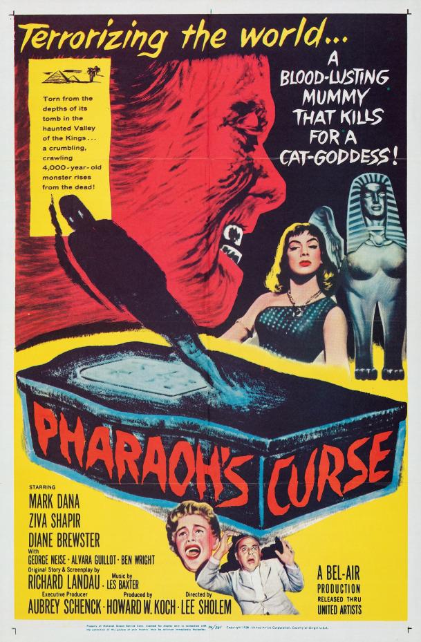PHARAO'S CURSE  BOX OFFICE USA 1957