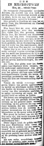 In Henegauwen - Dor, de... mirakelman (Vooruit, 1 Juni 1916)(Belgicapress)