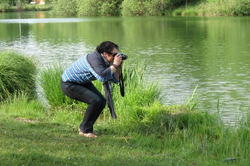Le Club-Photo en balade au plan d'eau de Riel-les-Eaux...