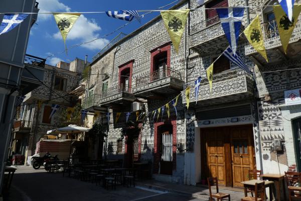 Pyrghi, le village zébré de l'île de Chios * Πυργί Χίου