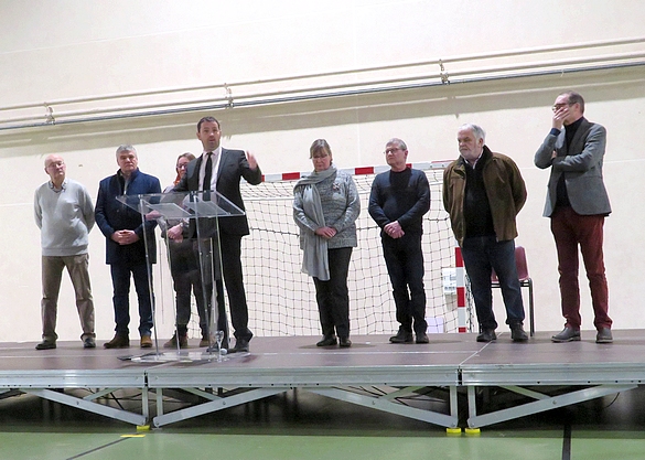 Jérémie Brigand, Président de la Communauté de Communes du Pays Châtillonnais , a présenté ses vœux aux habitants du territoire