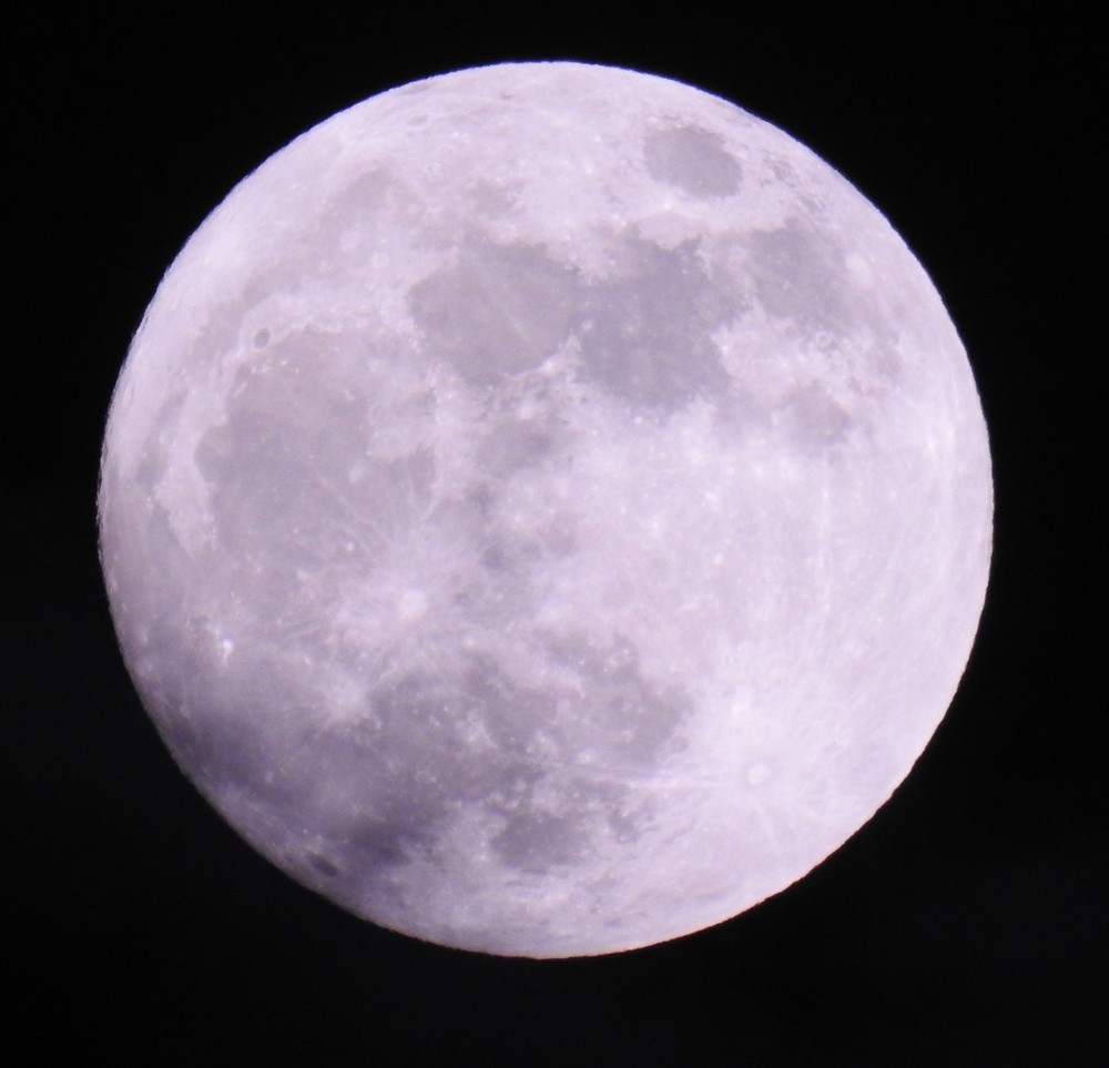 Madame la Lune, le 1er janvier 2018...