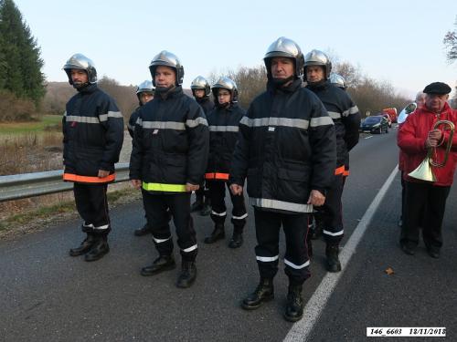 * Cérémonie du 74ème anniversaire de la Libération et hommage au Général Diégo Brosset", devant la stèle au lieu-dit "Passavant".