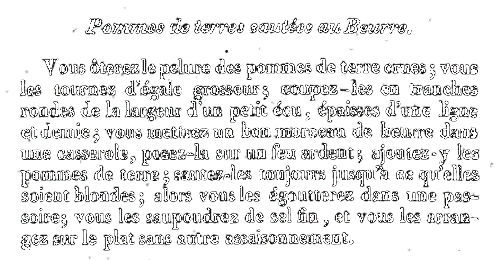 De la pomme de terre à la frite