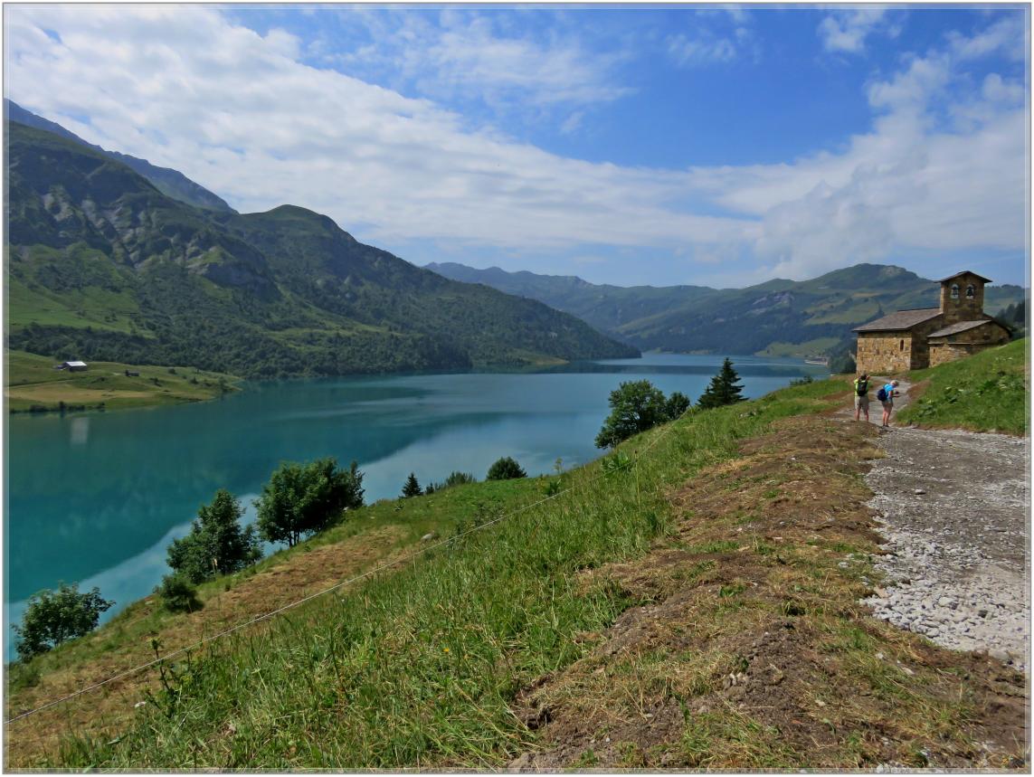 LE  BARRAGE  DE  ROSELEND  SAVOIE 