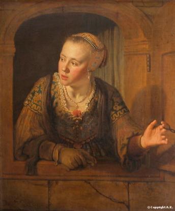 Jan Victors Jeune fille à sa fenêtre