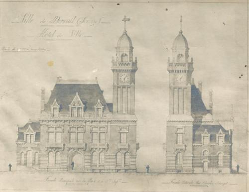 MOREUIL - L'Hôtel-de-Ville (Plan)