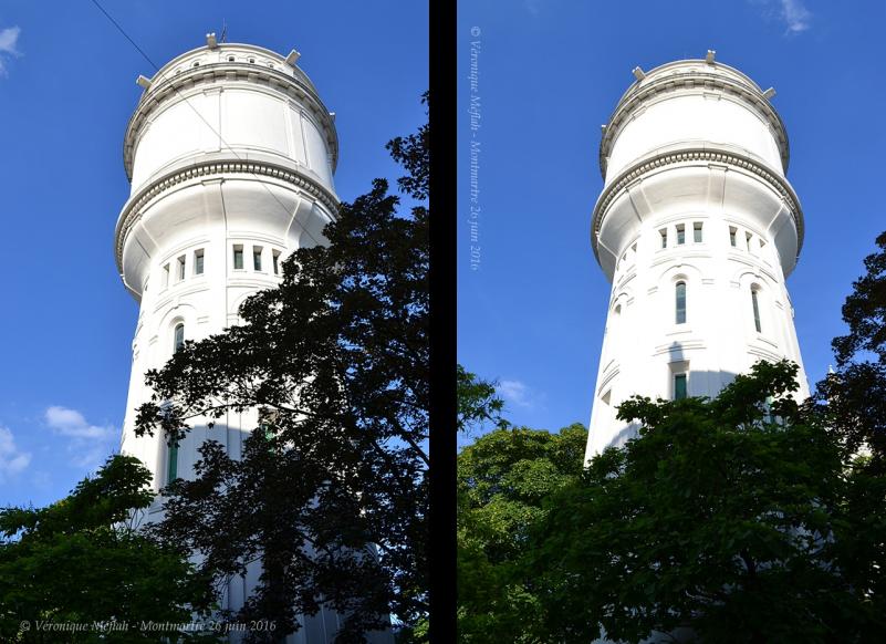 Montmartre : Le château d'eau du square Claude Charpentier 