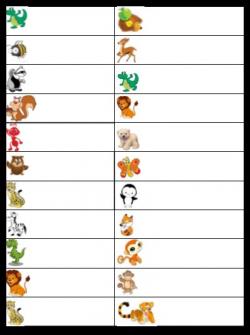 les outils de classe version animaux