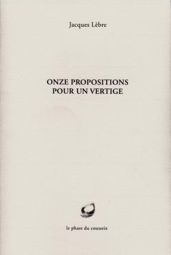 Onze propositions pour un vertige