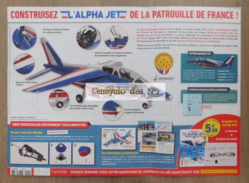 N° 1 Construisez l'Alpha Jet de la patrouille de France - Lancement