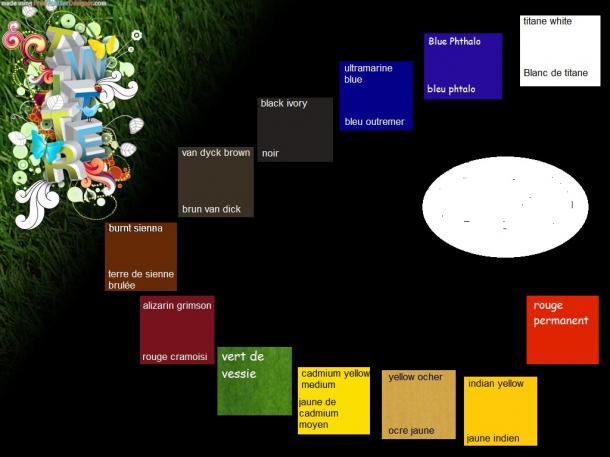 Dessin et peinture - vidéo 1521 : Réaliser facilement une montagne à la peinture à l'huile et au couteau.