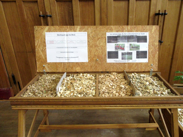 Une belle exposition sur "le bois dans tous ses états" à Aignay le Duc, a eu beaucoup de succès ...