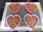 Cœurs fondants aux 3 chocolats 