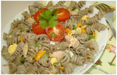 SALADE DE TORTI DE LENTILLES VERTES 