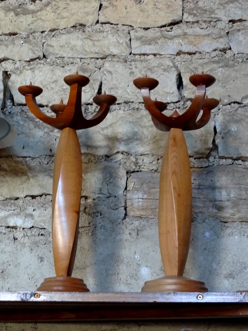 Dans l'atelier de Jean Glace, tourneur sur bois exceptionnel...