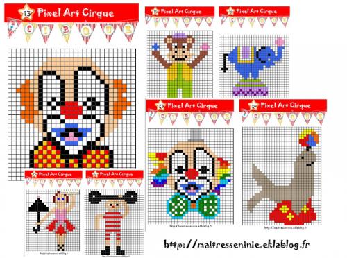 Pixel Art cirque