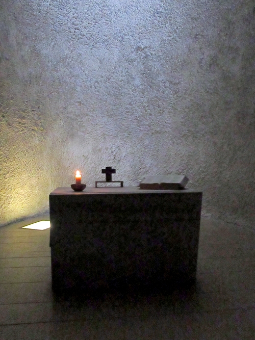 La chapelle  Notre Dame du Haut à Ronchamp, œuvre de Le Corbusier