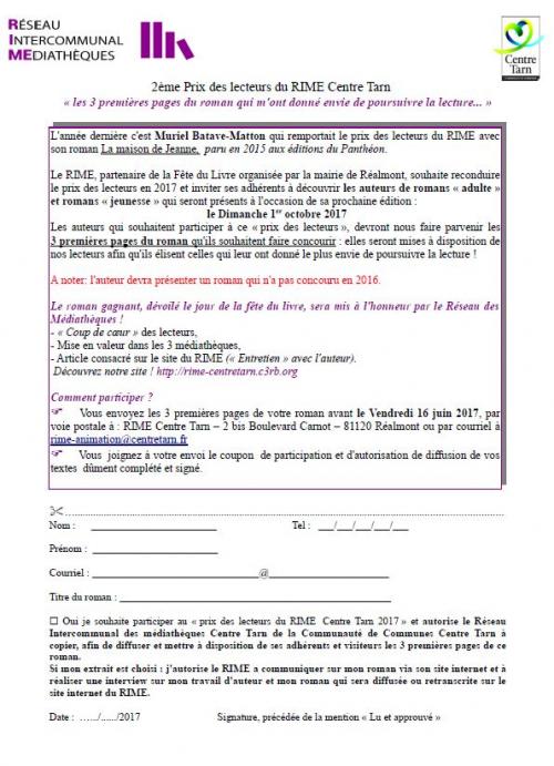 CONCOURS DE LECTEURS